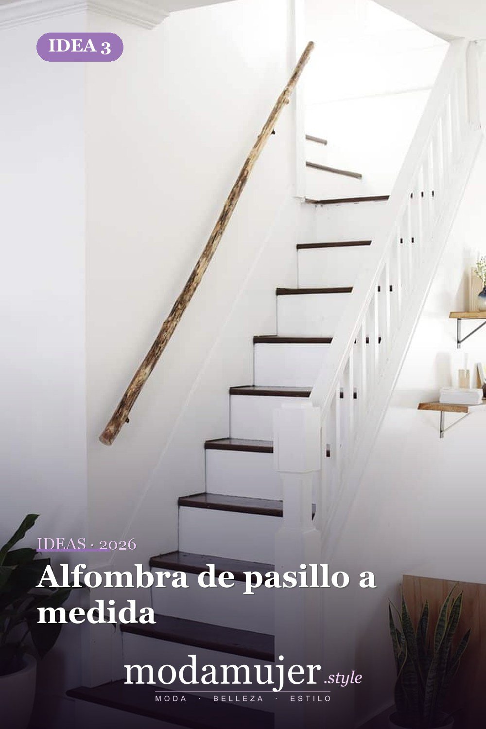 Alfombra de pasillo a medida — 10 maneras creativas de mejorar tu escalera