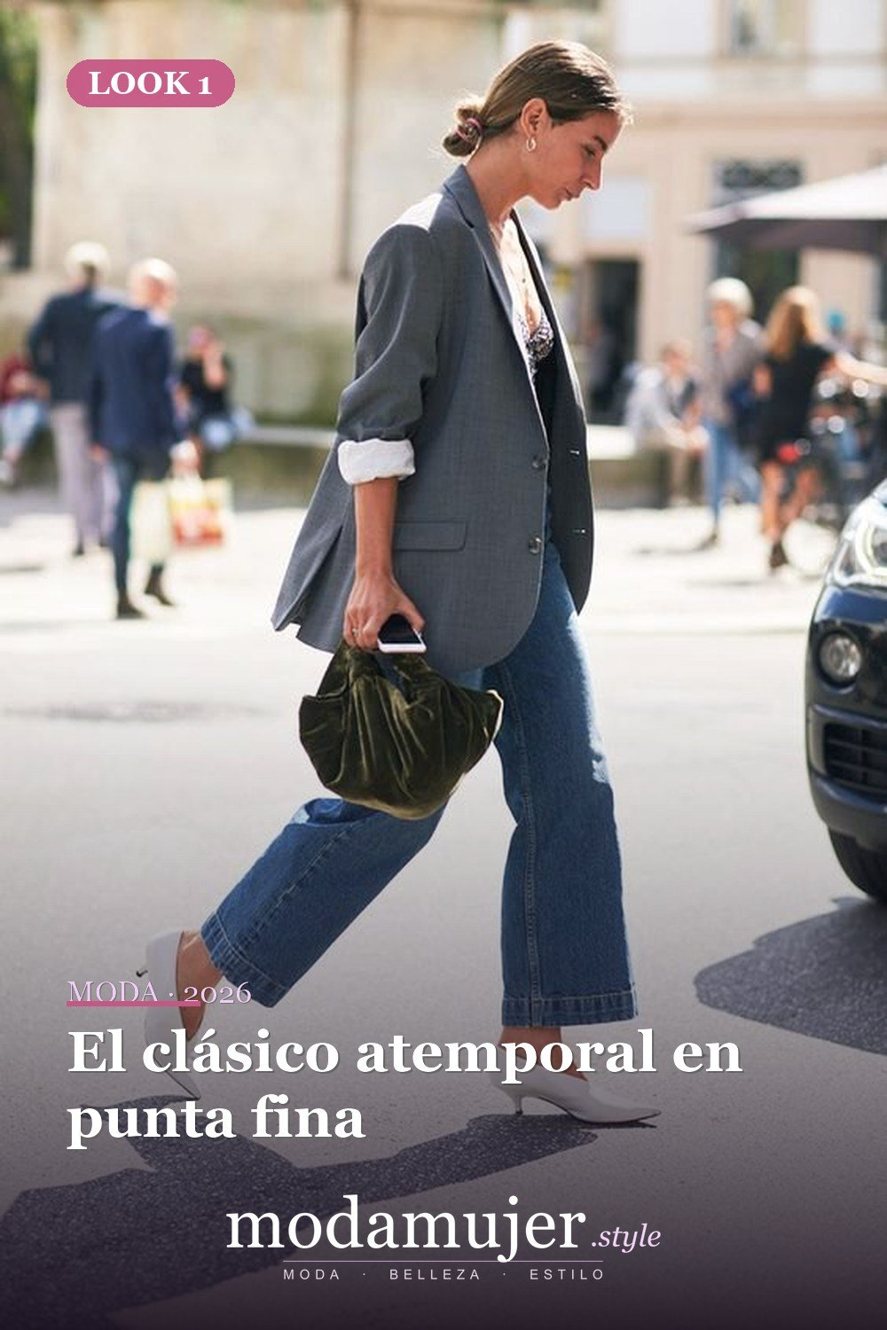 El clásico atemporal en punta fina — Cómo usar zapatos de tacón de gatito: las 13 mejores ideas