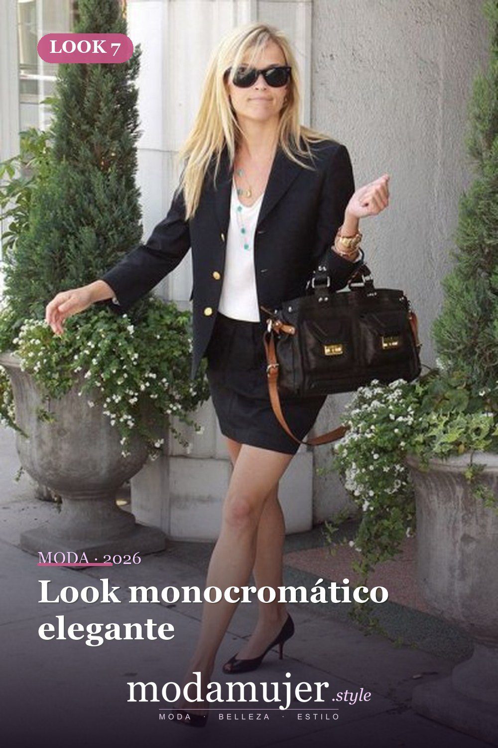 Look monocromático elegante — Cómo usar zapatos de tacón de gatito: las 13 mejores ideas