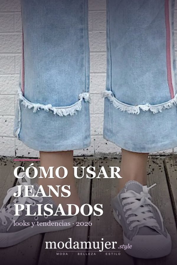 Cómo usar jeans plisados: las mejores ideas de atuendos para mujer