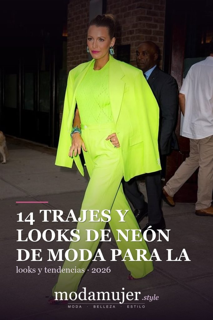 14 trajes y looks de neón de moda para la primavera de 2026 - ModaMujer