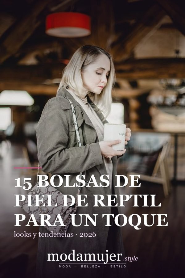 15 bolsas de piel de reptil para un toque moderno