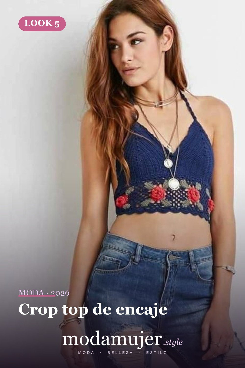 Crop top de encaje — 15 Crop tops que toda chica debe tener en su armario