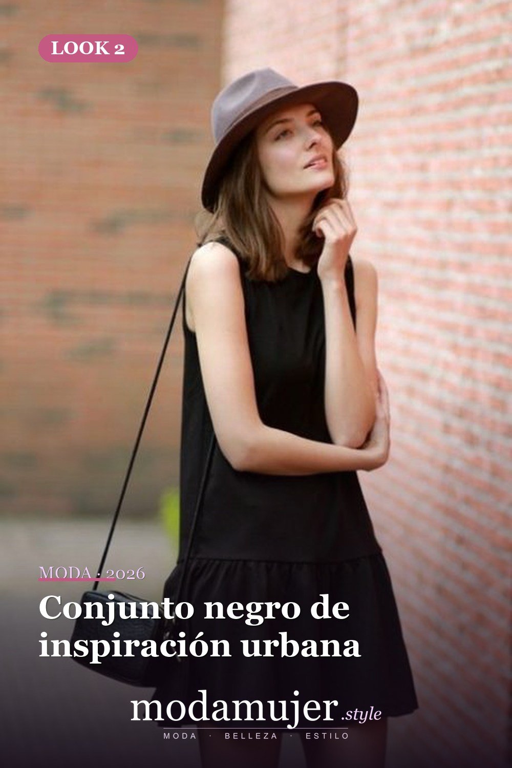 Conjunto negro de inspiración urbana — 15 looks total black que debes usar para lucir radiante
