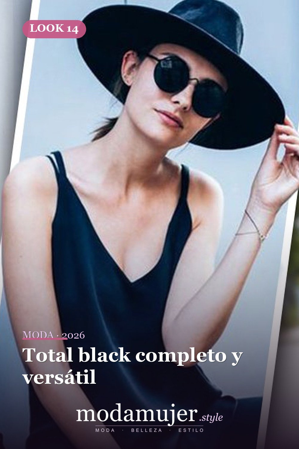 Total black completo y versátil — 15 looks total black que debes usar para lucir radiante