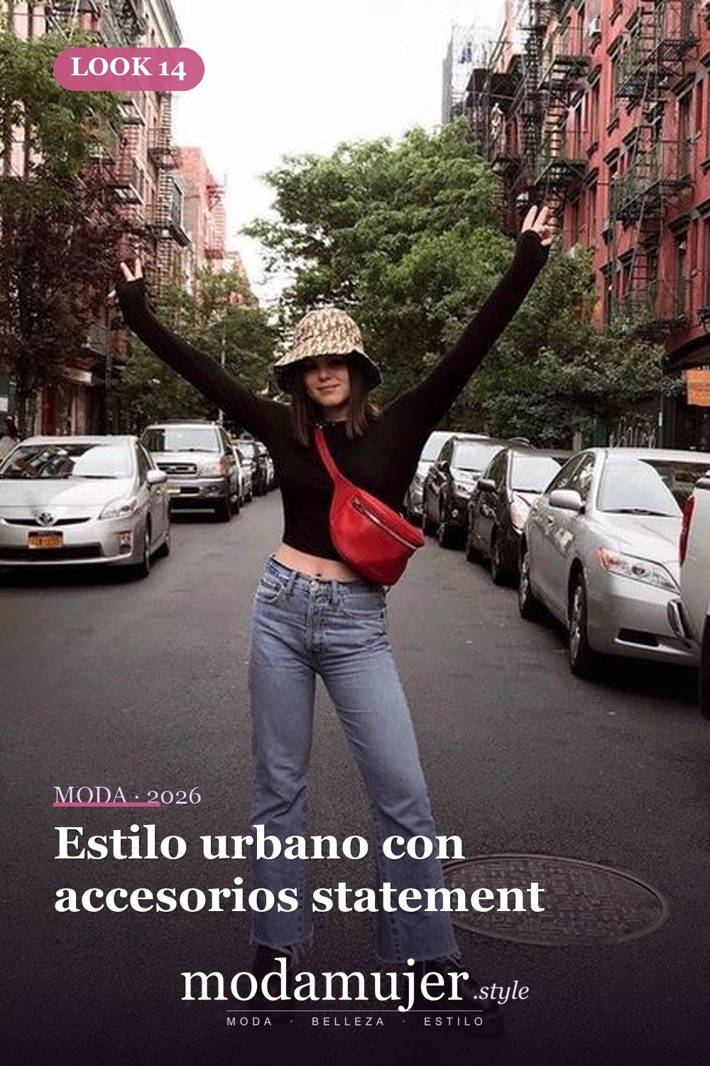 Estilo urbano con accesorios statement — 15 Maneras de llevar gorro pescador sin perder el encanto