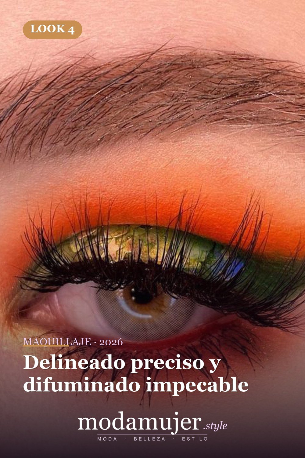 Delineado preciso y difuminado impecable — 15 Maquillajes de ensueño perfectos para robar miradas