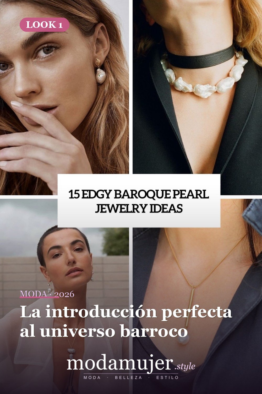 La introducción perfecta al universo barroco — 16 ideas de joyas de perlas barrocas vanguardistas para 2026
