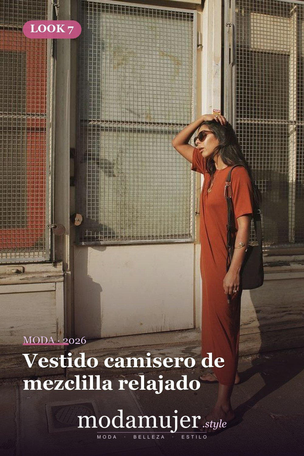 Vestido camisero de mezclilla relajado — 18 formas simples de usar un vestido camisero