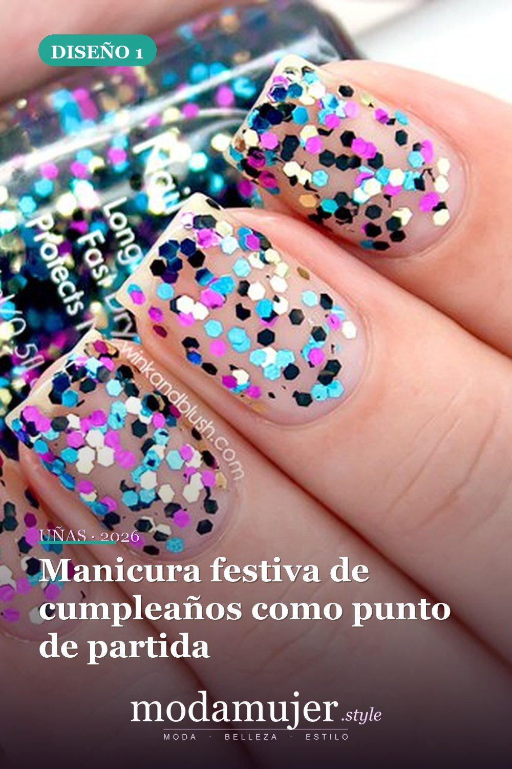 Manicura festiva de cumpleaños como punto de partida — 18 increíbles ideas de diseños de uñas para cumpleaños