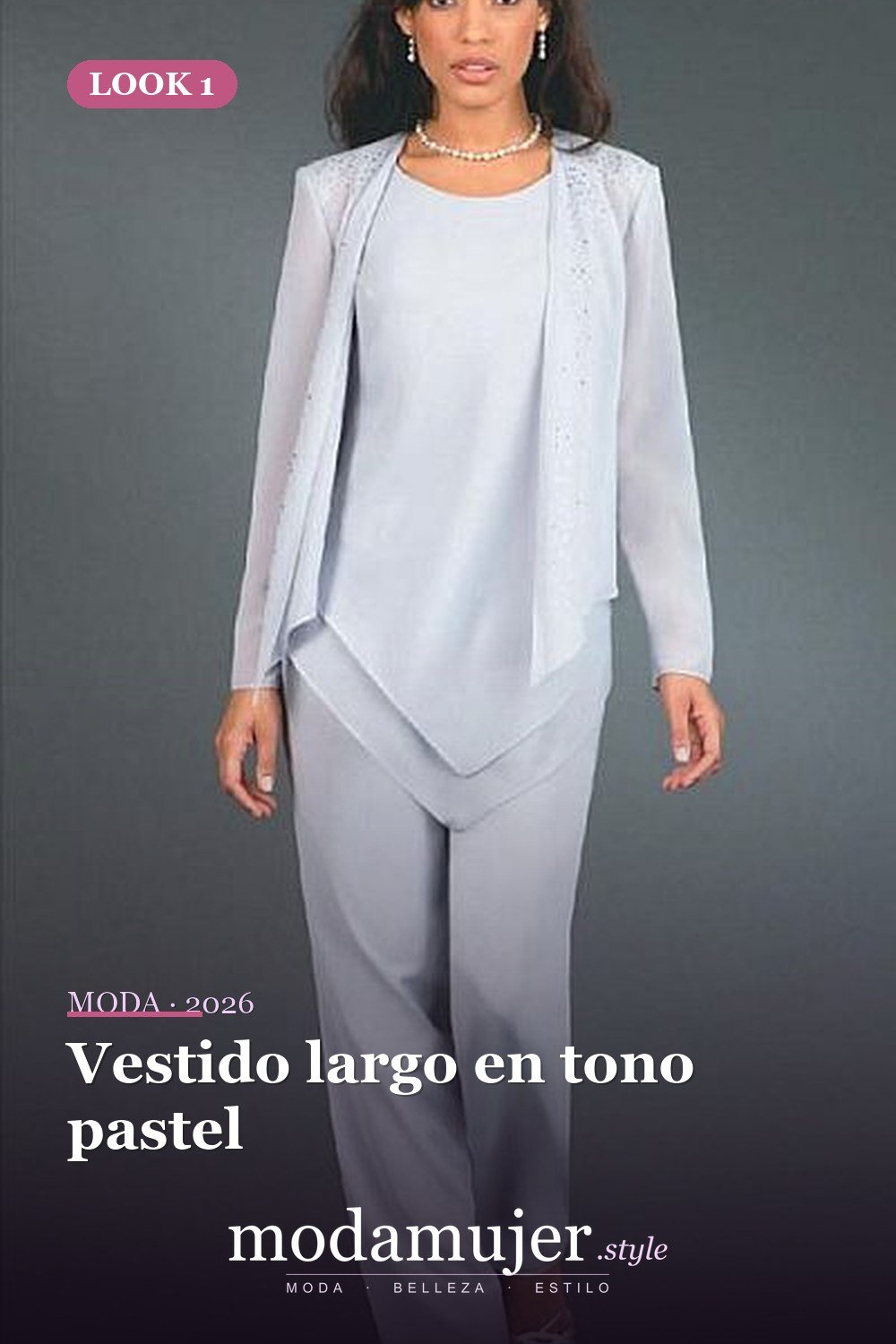 Vestido largo en tono pastel — 19 fabulosos looks para la madre de la novia