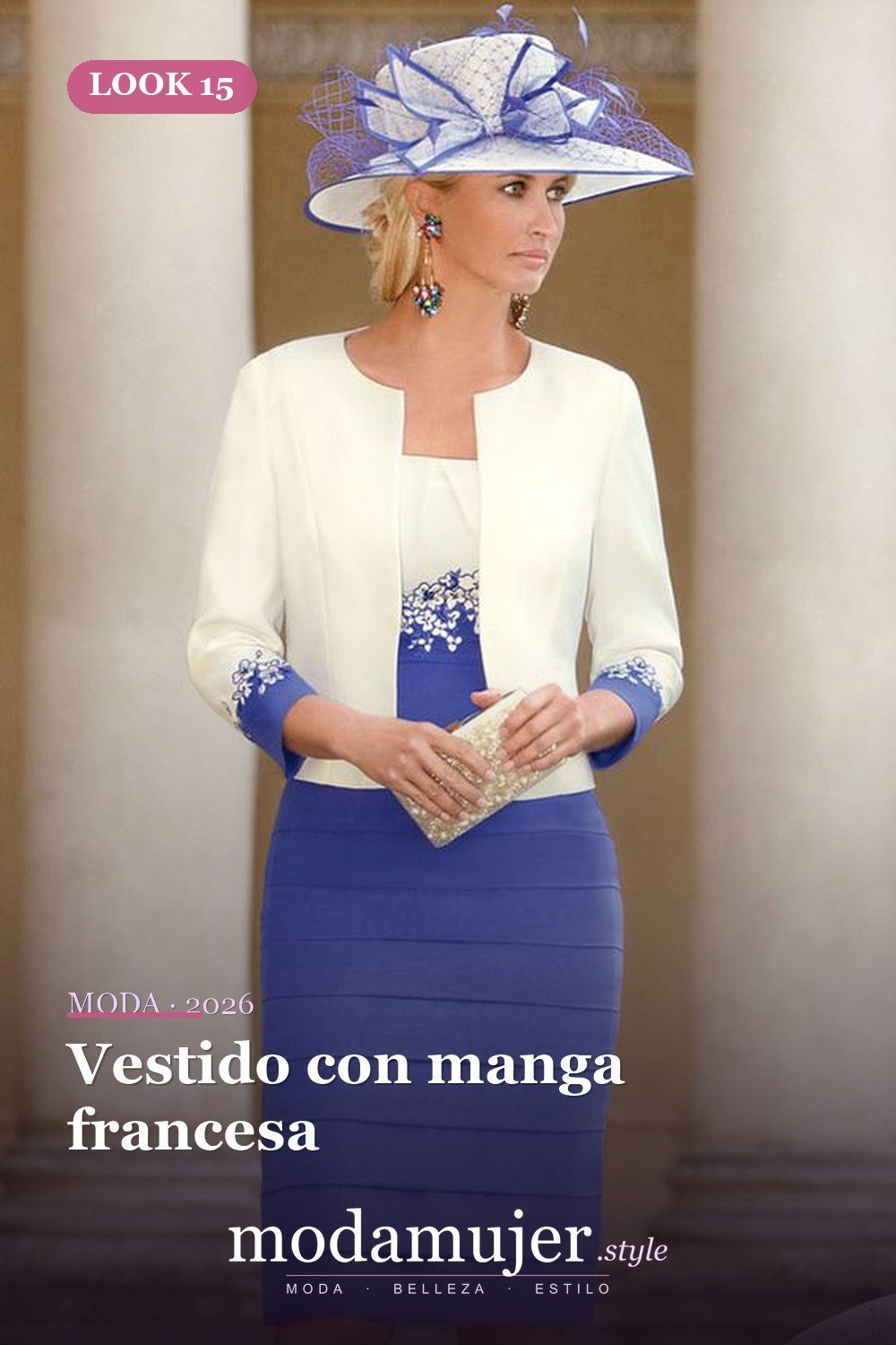 Vestido con manga francesa — 19 fabulosos looks para la madre de la novia