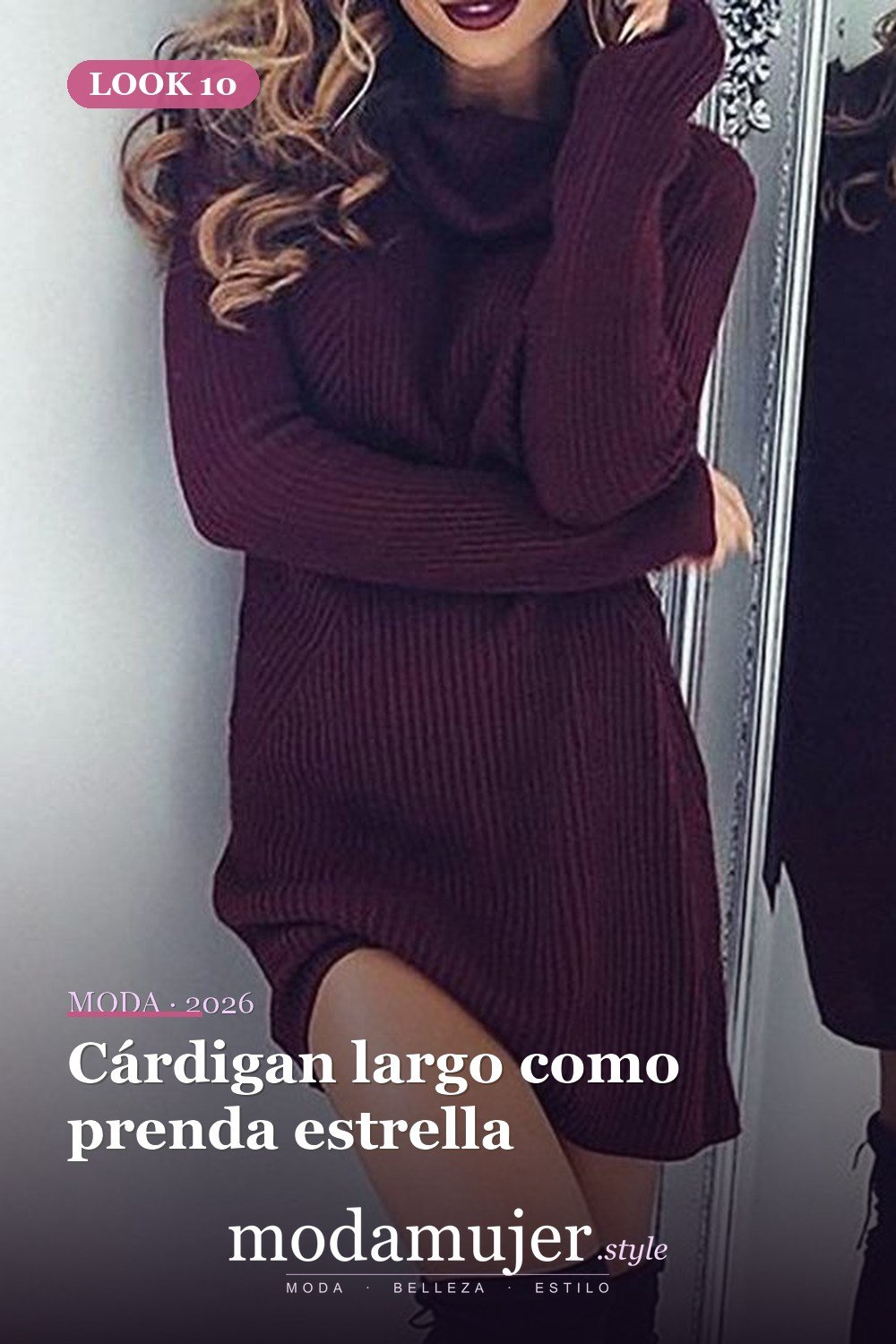 Cárdigan largo como prenda estrella — 19 ideas de atuendos con suéter de moda para mujeres