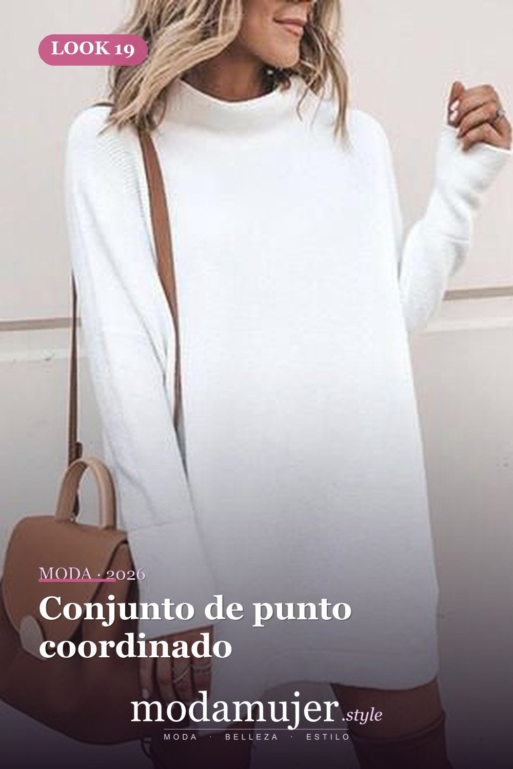 Conjunto de punto coordinado — 19 ideas de atuendos con suéter de moda para mujeres