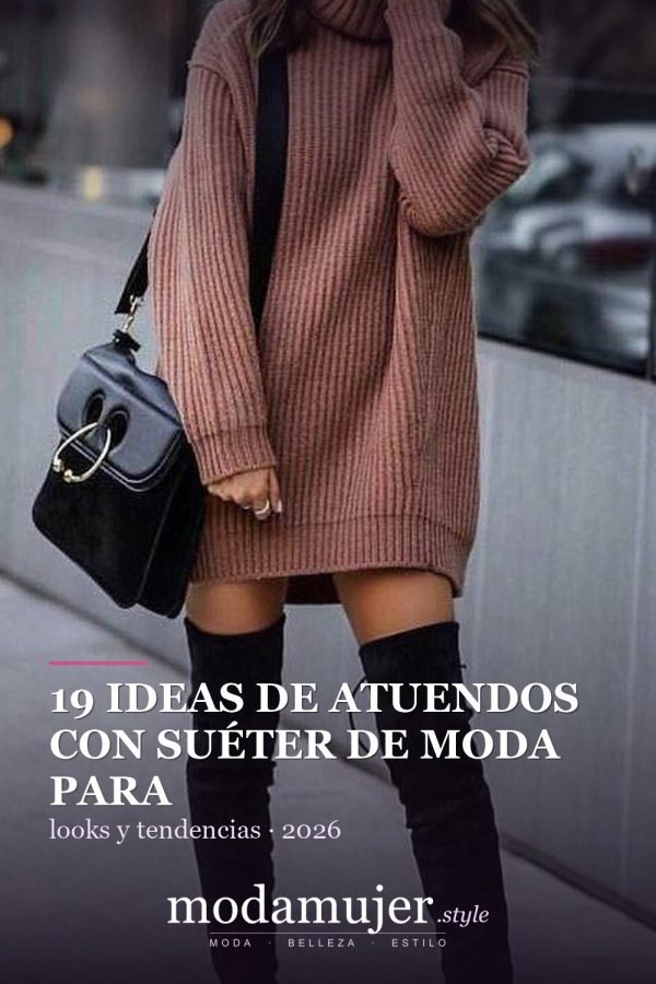 19 ideas de atuendos con suéter de moda para mujeres