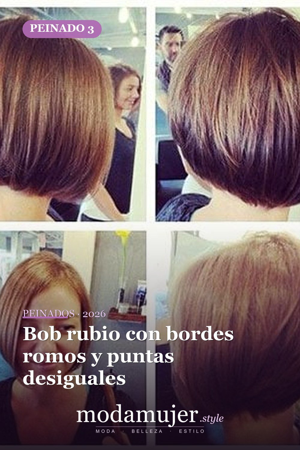 Bob rubio con bordes romos y puntas desiguales — 20 cortes de pelo cortos Bob para mujeres