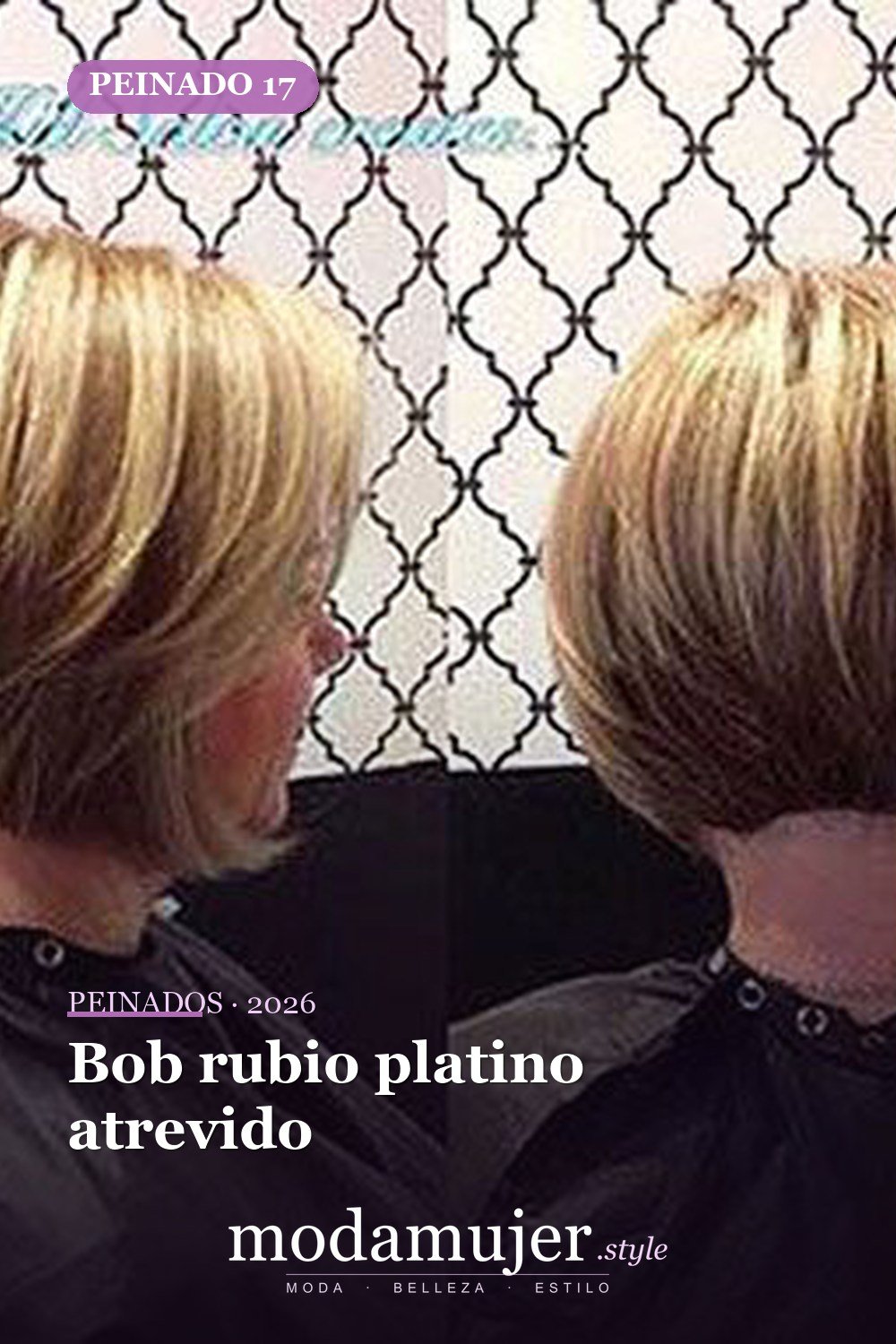 Bob rubio platino atrevido — 20 cortes de pelo cortos Bob para mujeres