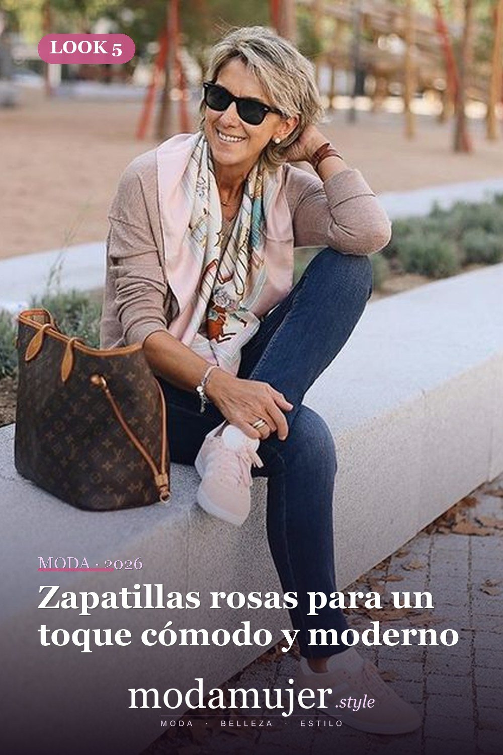 Zapatillas rosas para un toque cómodo y moderno — 20 ideas de ropa y accesorios para lucir más joven en 2026