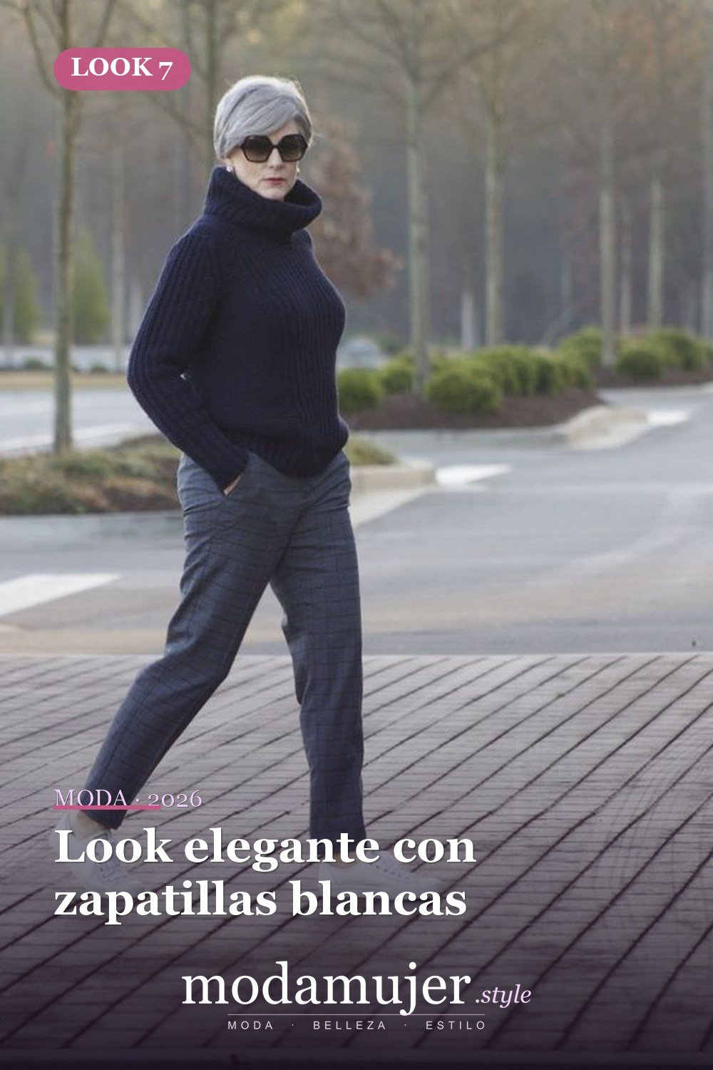 Look elegante con zapatillas blancas — 20 ideas de ropa y accesorios para lucir más joven en 2026