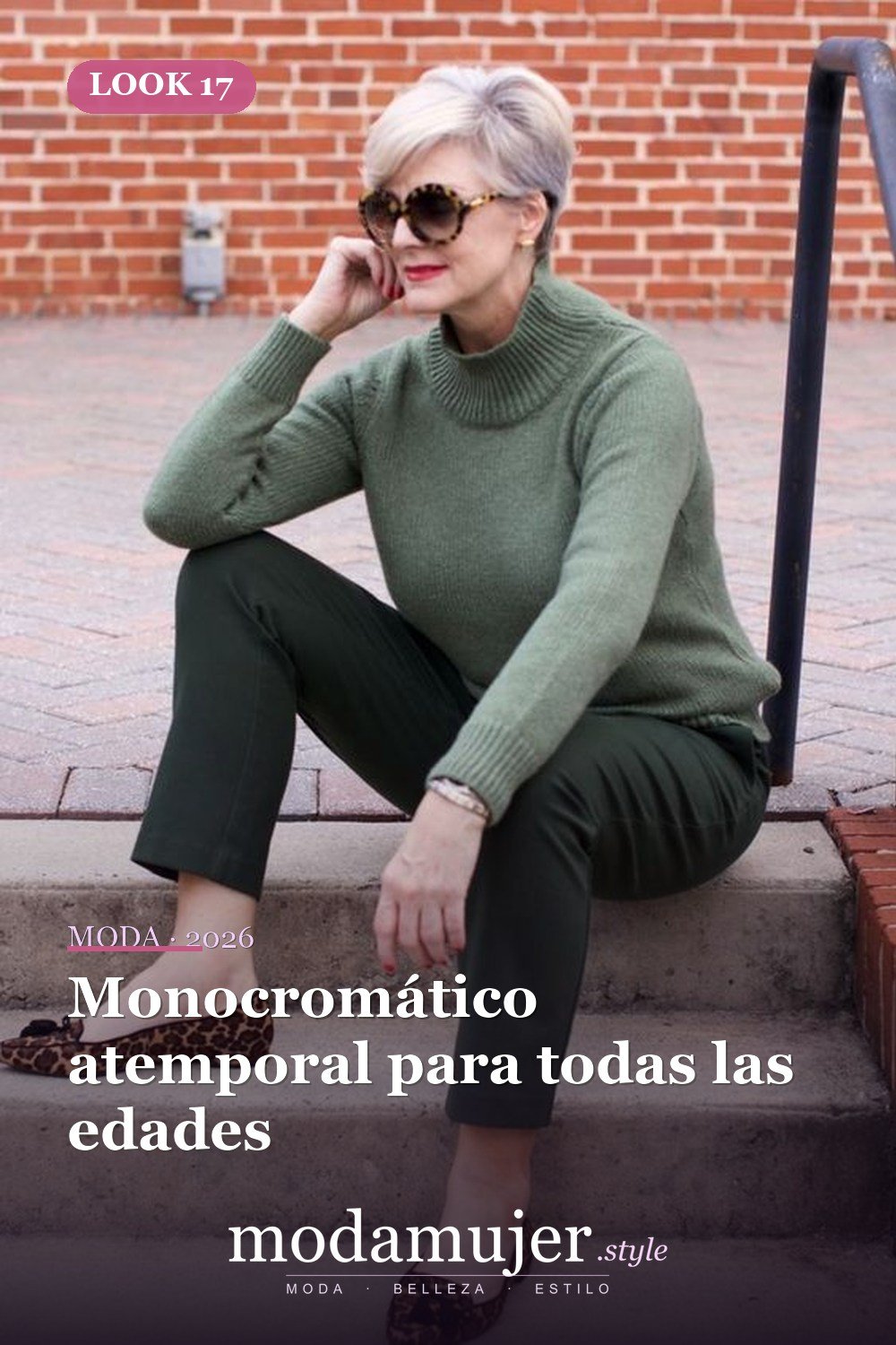 Monocromático atemporal para todas las edades — 20 ideas de ropa y accesorios para lucir más joven en 2026