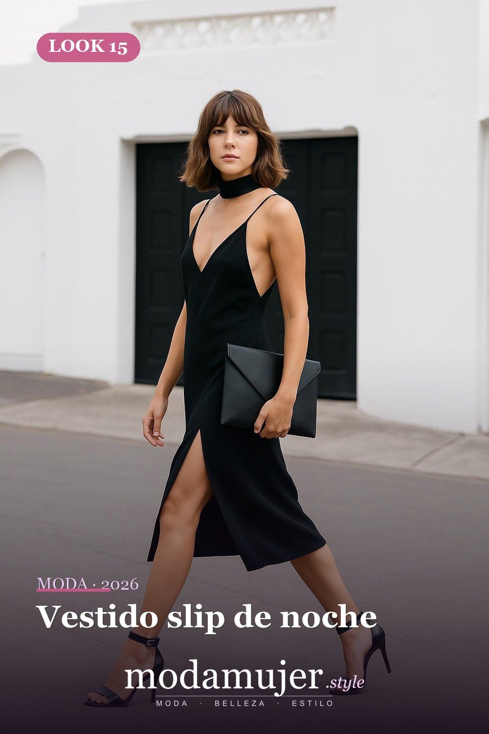 Vestido slip de noche — 20 maneras de diseñar tus vestidos slip en 2026