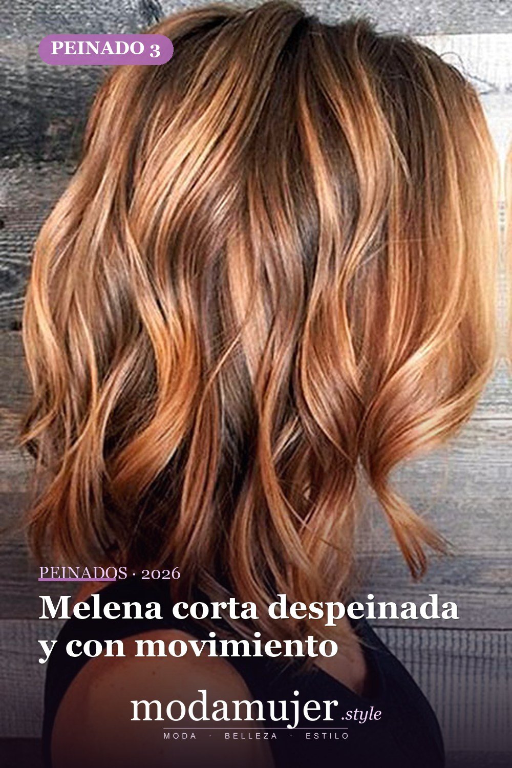 Melena corta despeinada y con movimiento — 20 mejores cabellos cortos para cabello ondulado