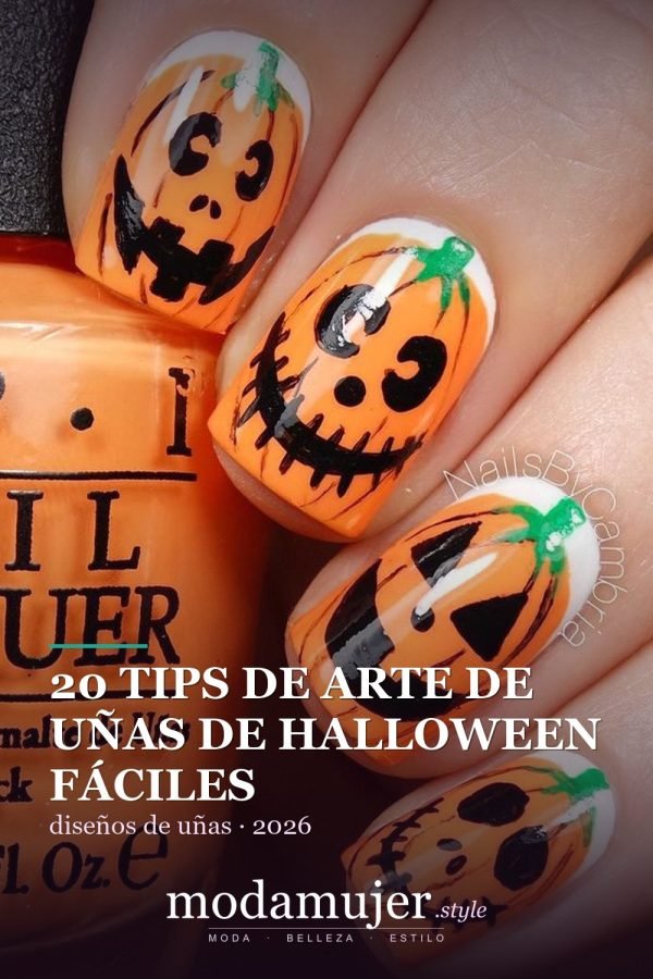 20 tips de arte de uñas de Halloween fáciles y geniales