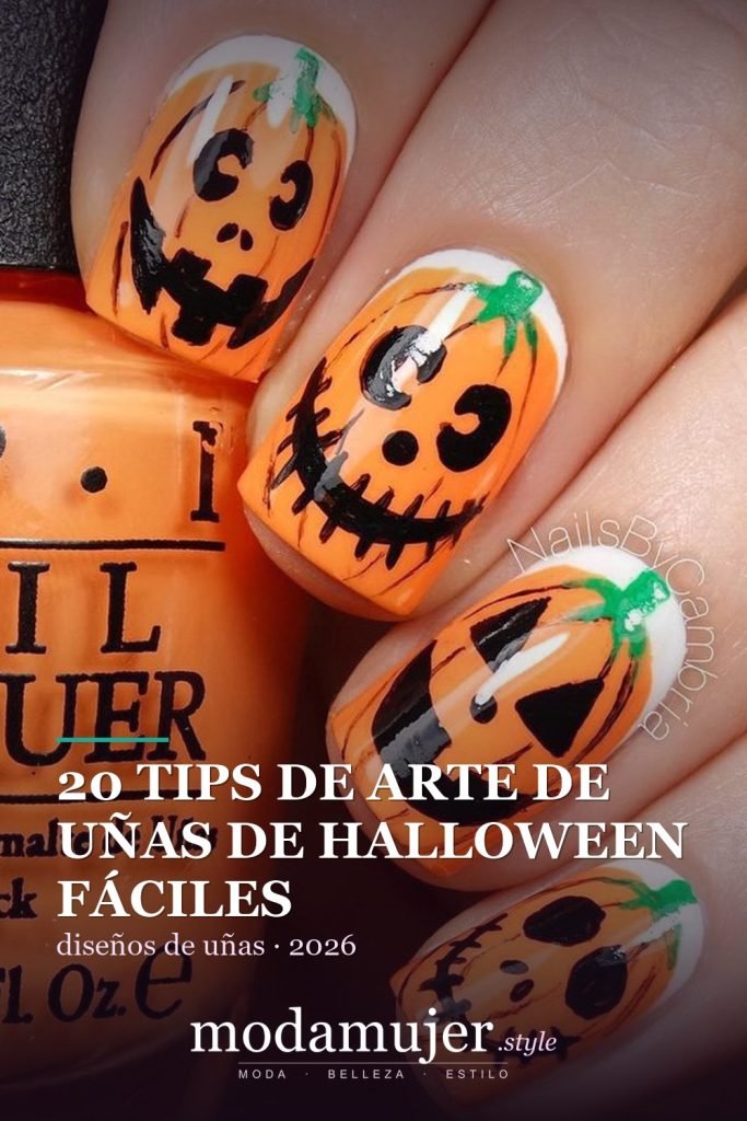 20 tips de arte de uñas de Halloween fáciles y geniales - ModaMujer