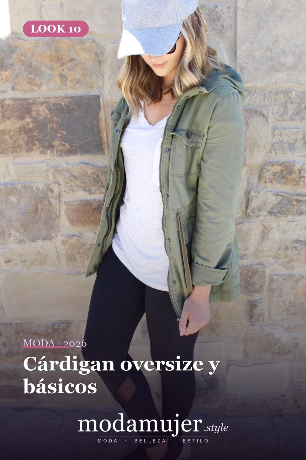 Cárdigan oversize y básicos — 21 ideas de trajes de viaje de otoño para chicas que siempre están en movimiento