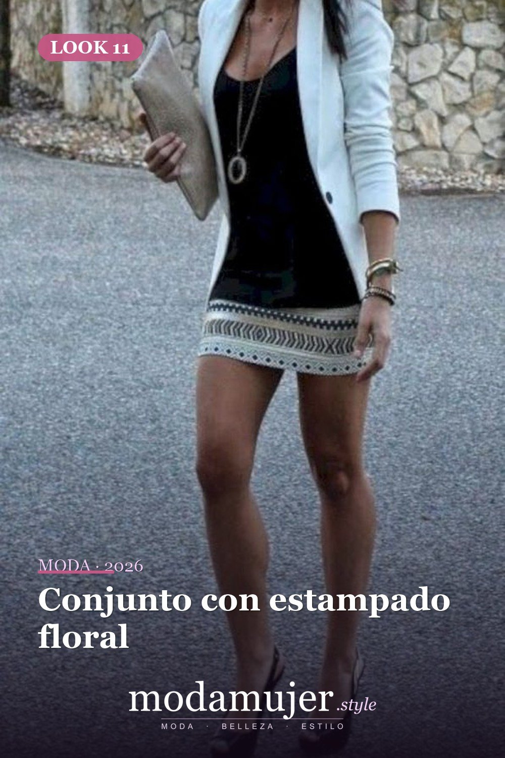 Conjunto con estampado floral — 21 conjuntos de moda de verano con encanto para mujeres