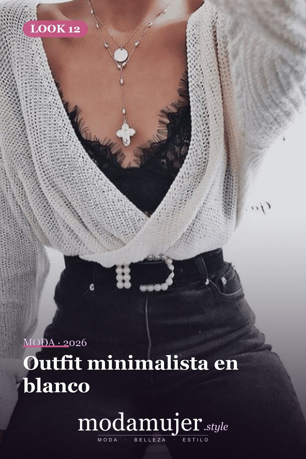 Outfit minimalista en blanco — 21 conjuntos de moda de verano con encanto para mujeres