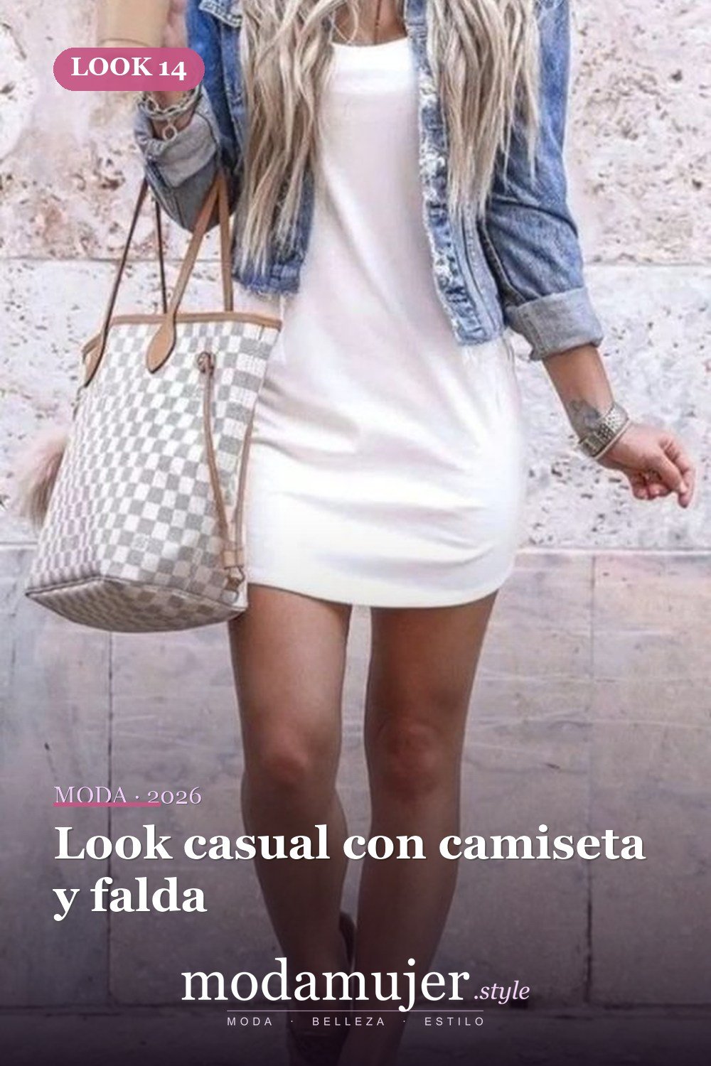 Look casual con camiseta y falda — 21 conjuntos de moda de verano con encanto para mujeres
