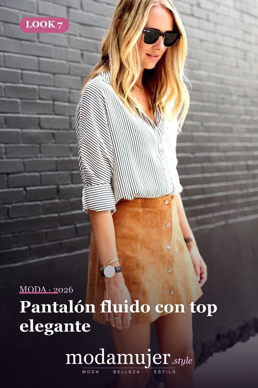 Pantalón fluido con top elegante — 21 ideas de outfits para una fiesta en casa en 2026