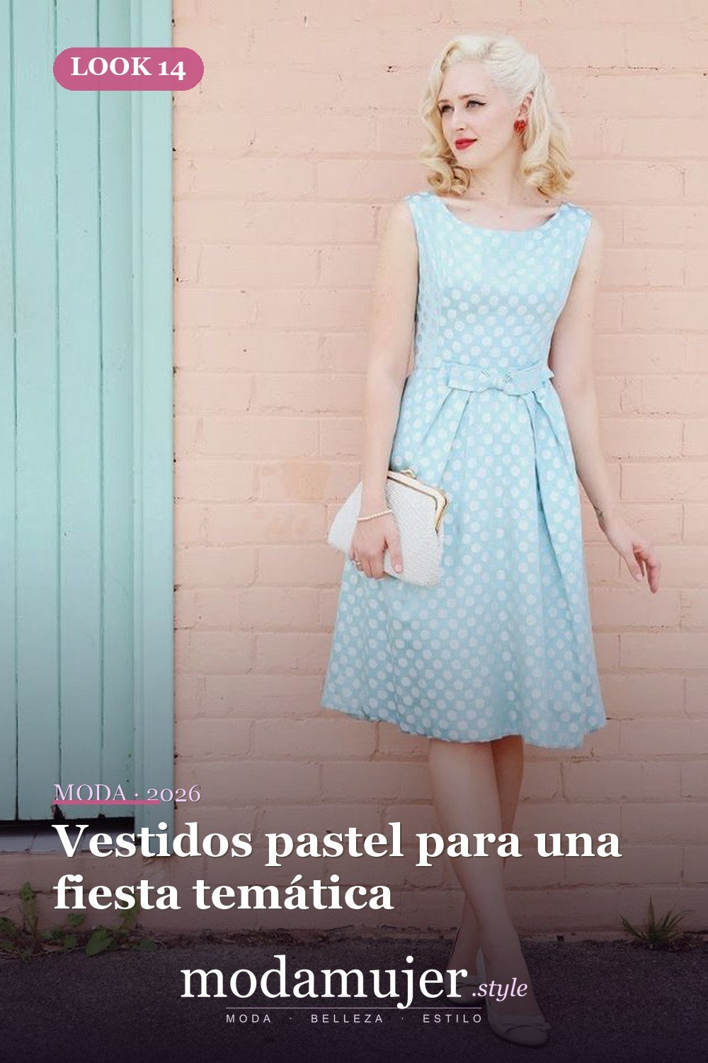 Vestidos pastel para una fiesta temática — 21 ideas de outfits para una fiesta en casa en 2026
