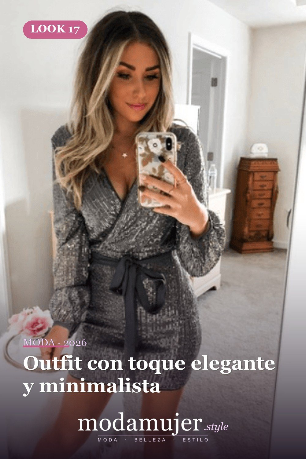 Outfit con toque elegante y minimalista — 21 ideas de outfits para una fiesta en casa en 2026