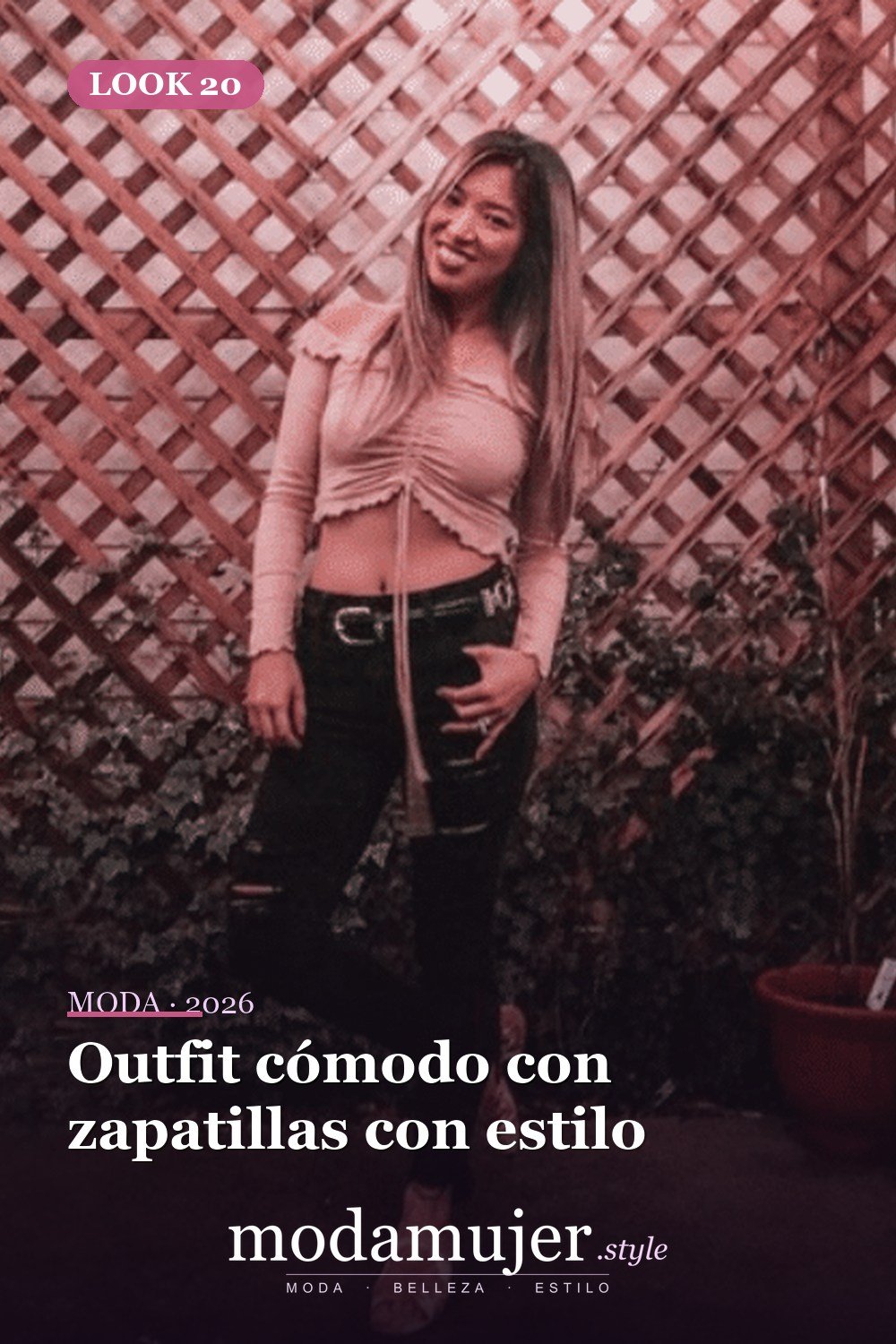 Outfit cómodo con zapatillas con estilo — 21 ideas de outfits para una fiesta en casa en 2026
