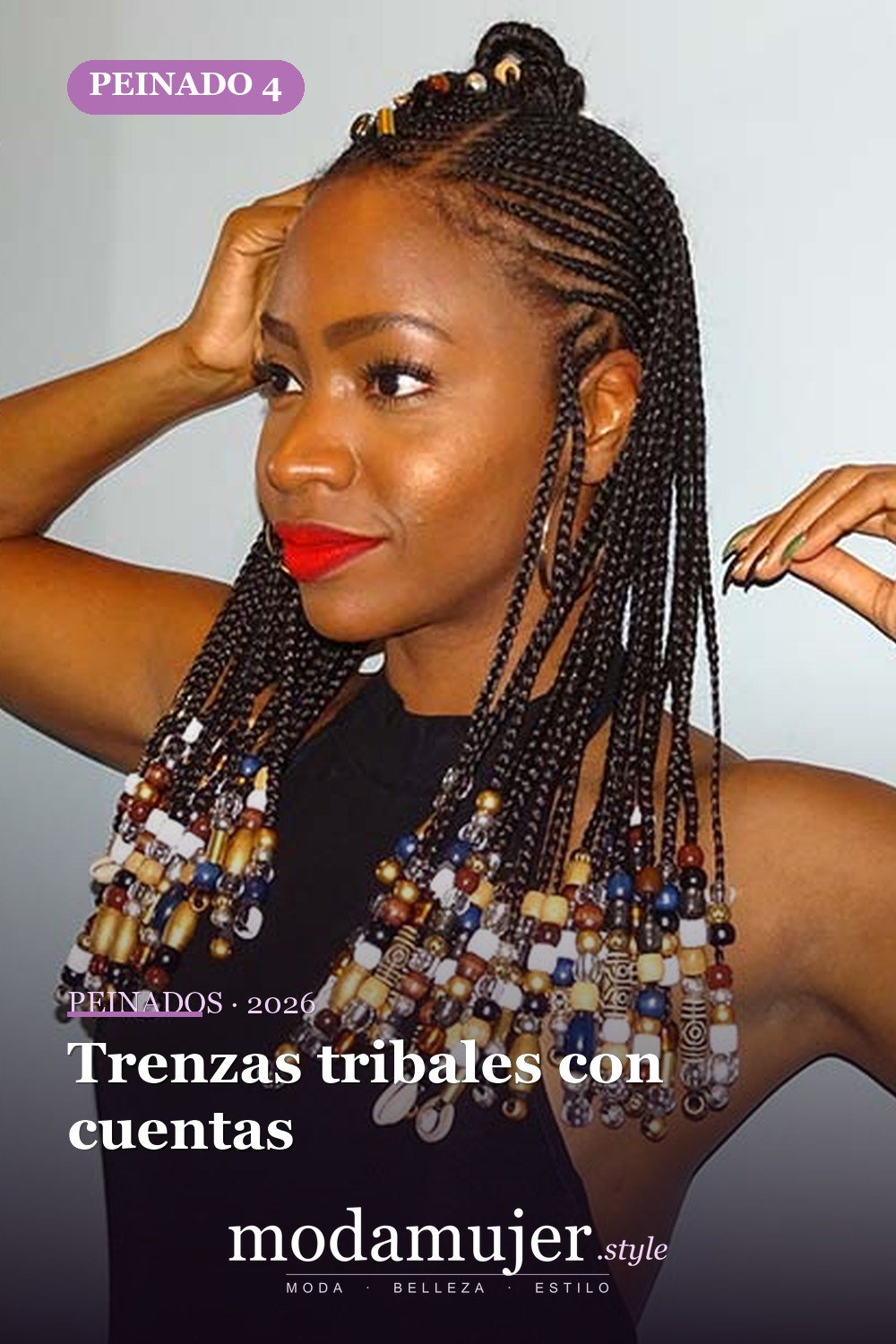 Trenzas tribales con cuentas — 23 Badass Tribal Trenzas Peinados para probar