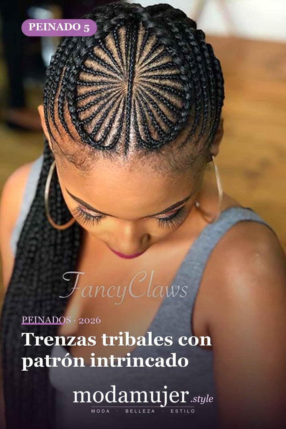 Trenzas tribales con patrón intrincado — 23 Badass Tribal Trenzas Peinados para probar