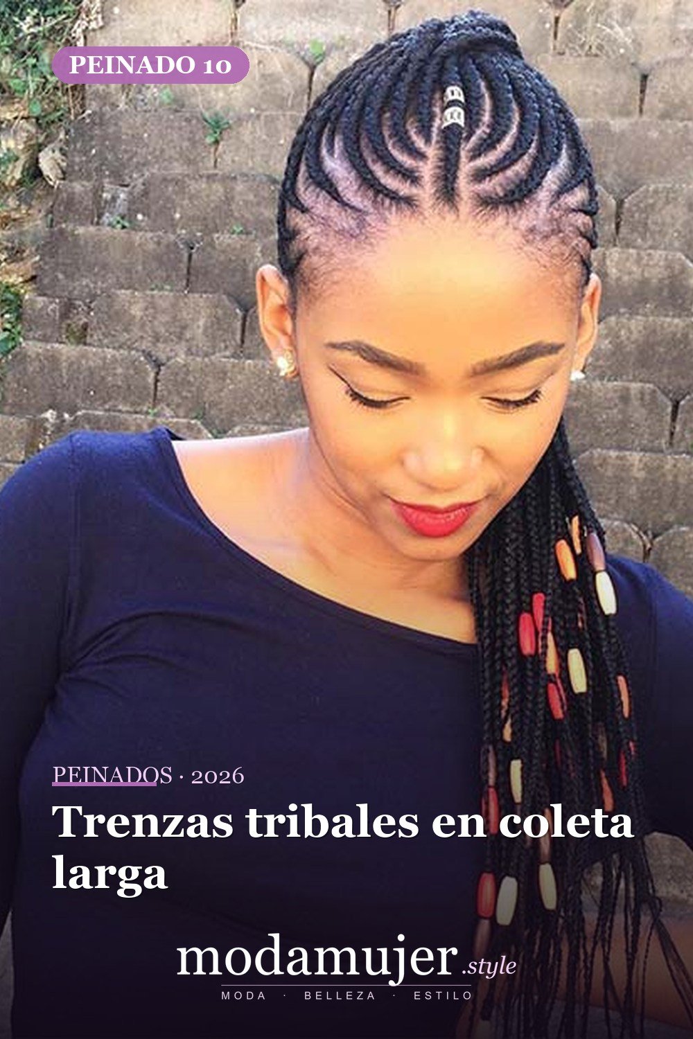 Trenzas tribales en coleta larga — 23 Badass Tribal Trenzas Peinados para probar