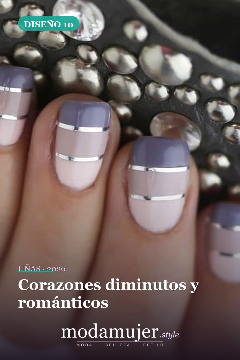 Corazones diminutos y románticos — 23 tips y diseños de uñas primaverales para niñas