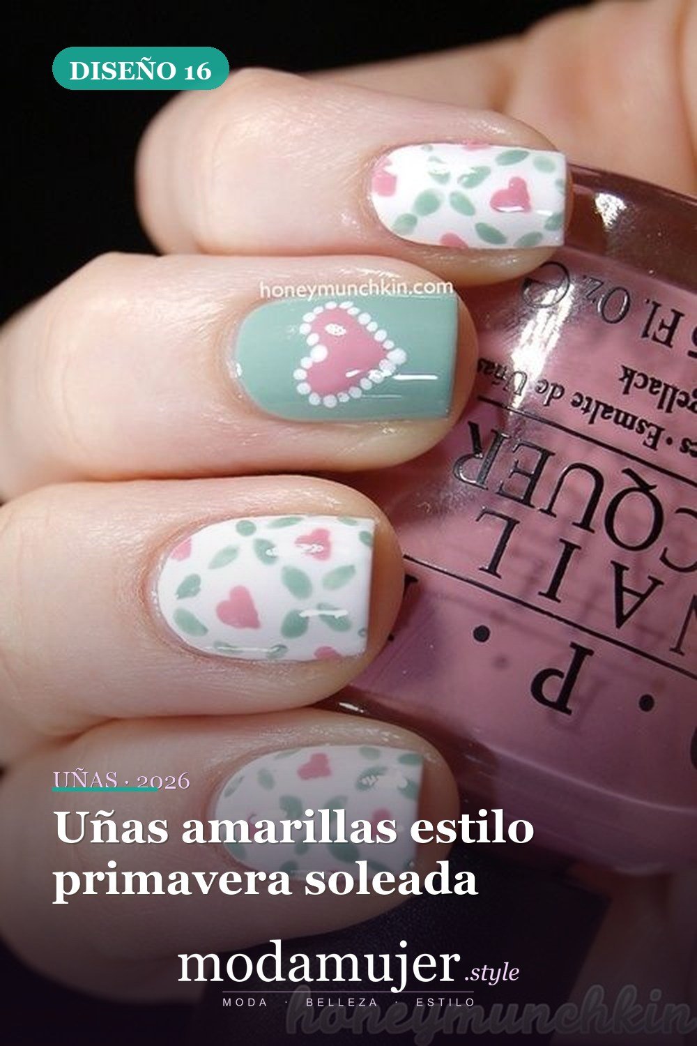 Uñas amarillas estilo primavera soleada — 23 tips y diseños de uñas primaverales para niñas