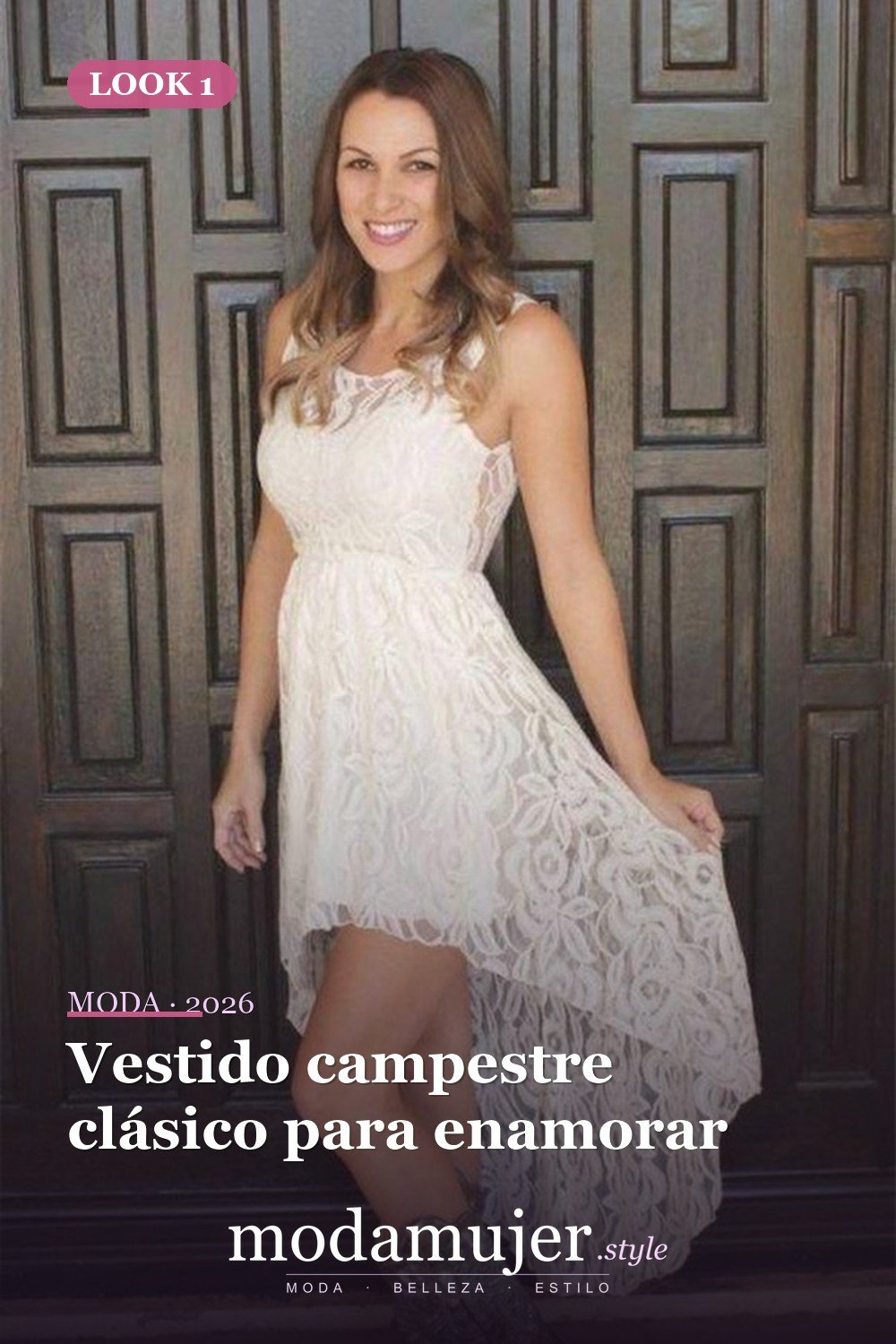 Vestido campestre clásico para enamorar — 23 vestidos campestres para destacar
