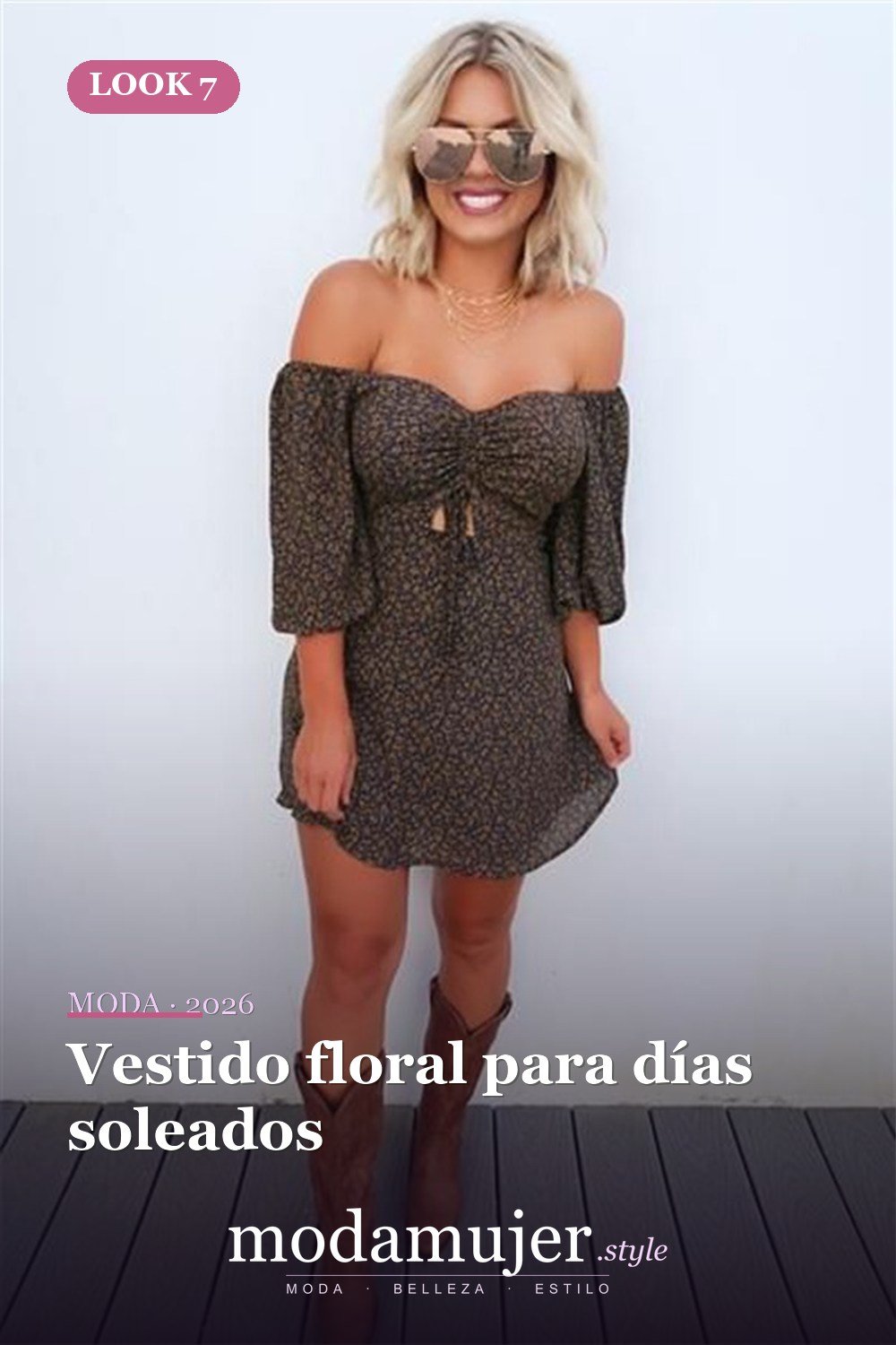 Vestido floral para días soleados — 23 vestidos campestres para destacar