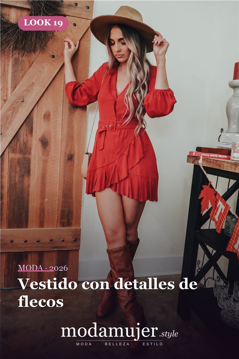 Vestido con detalles de flecos — 23 vestidos campestres para destacar