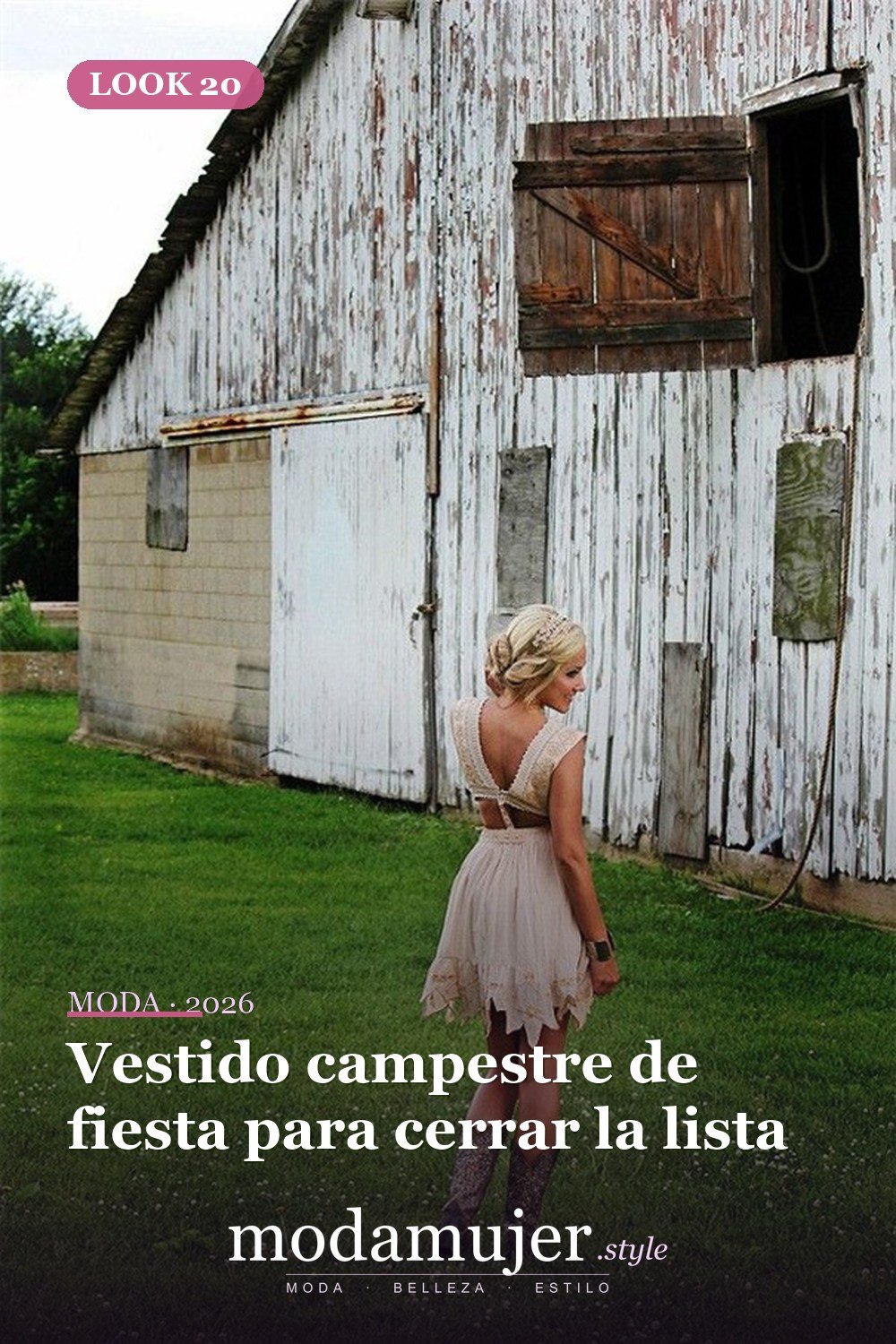 Vestido campestre de fiesta para cerrar la lista — 23 vestidos campestres para destacar