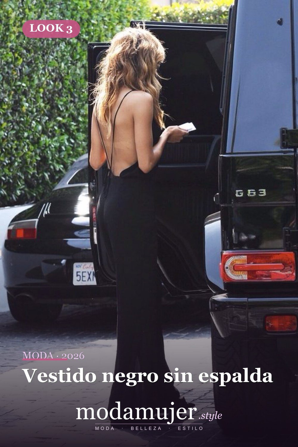 Vestido negro sin espalda — 23 vestidos sin espalda para un look bonito