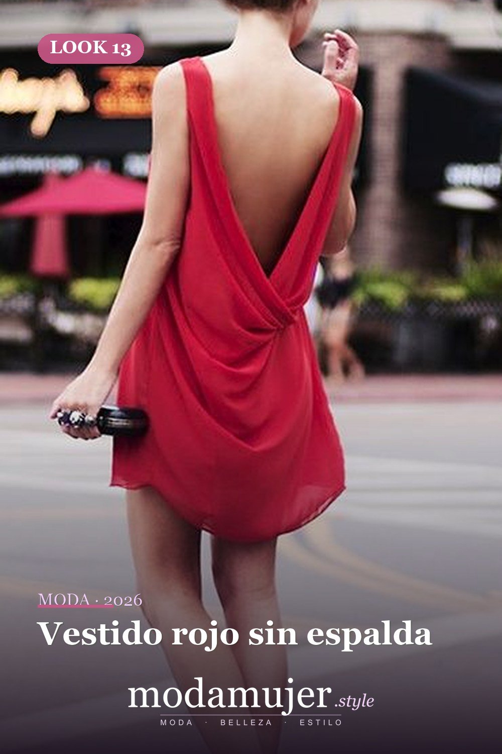 Vestido rojo sin espalda — 23 vestidos sin espalda para un look bonito