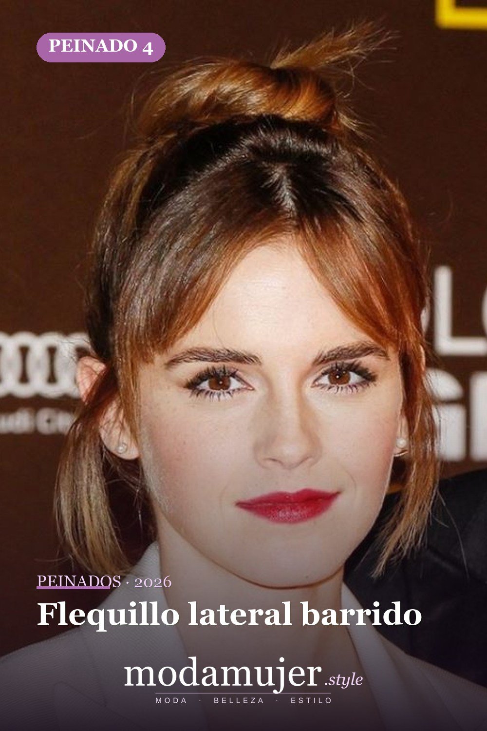 Flequillo lateral barrido — 24 cortes de pelo de moda para mujeres con flequillo para probar