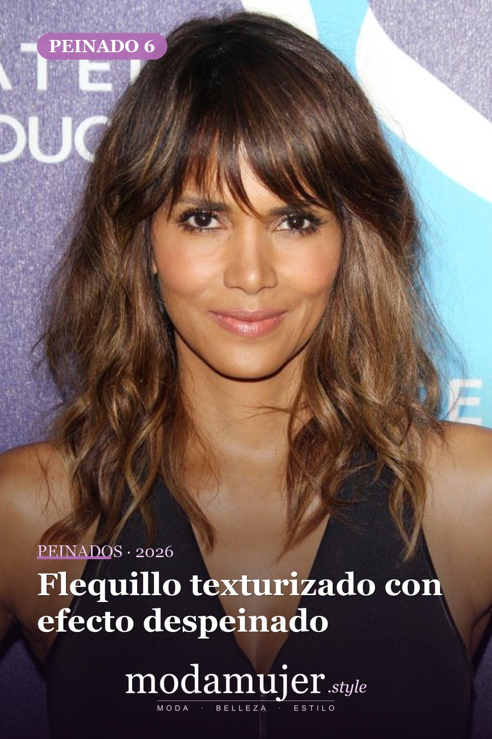 Flequillo texturizado con efecto despeinado — 24 cortes de pelo de moda para mujeres con flequillo para probar