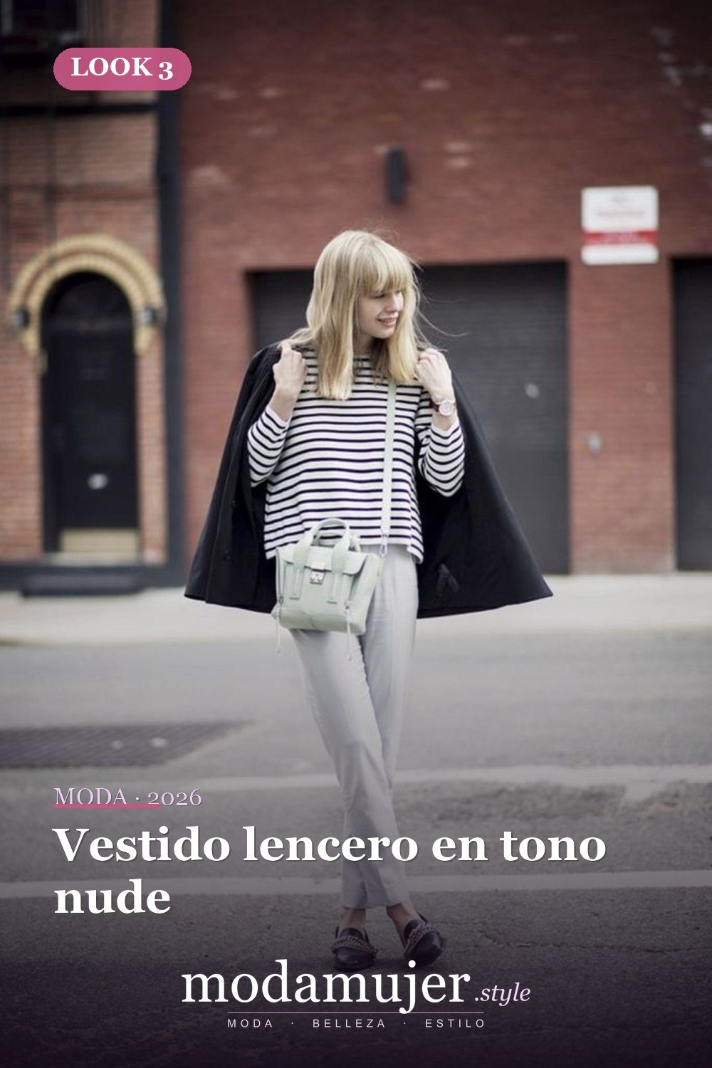 Vestido lencero en tono nude — 24 ideas de outfits minimalistas para lucir elegante en 2026